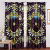 Imported Silk Curtains Blackout ( 2 Curtain Set )